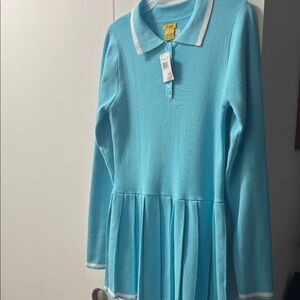 Daisy Sky Blue Polo style dress